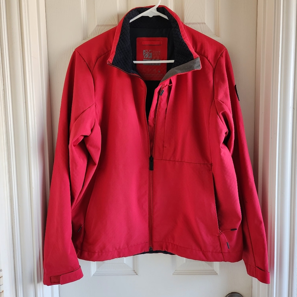 Chick-Fil-A Oobe Team Style Full Zip‎ Up Jacket Size Large